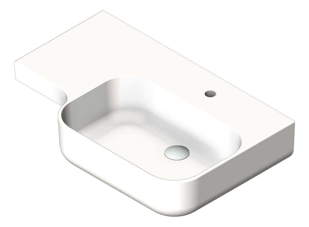 Navigate to Basin WallHung GalvinEngineering GalvinAssist NoOverflow Right
