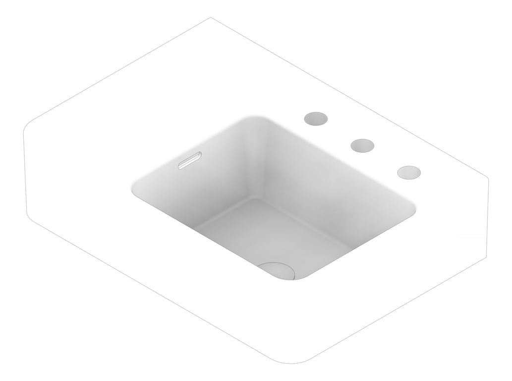 3D Documentation Image of Basin WallHung GalvinEngineering GalvinAssist Right