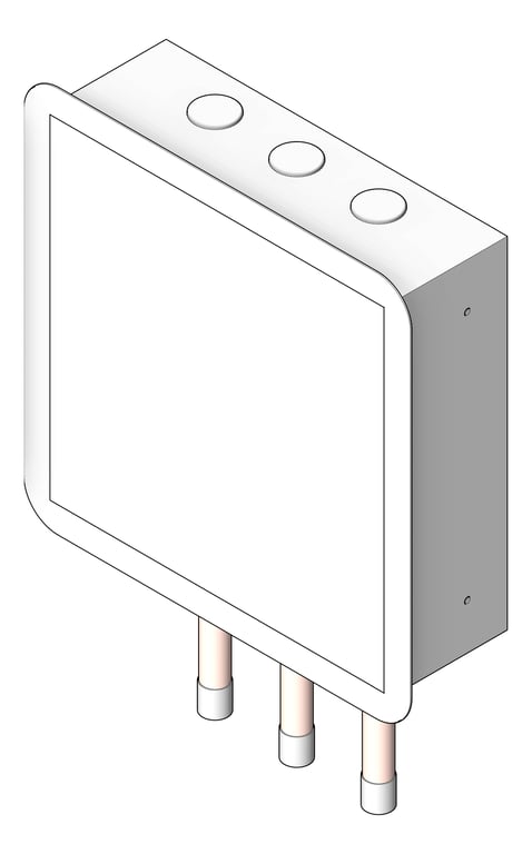 Image of Cabinet Wall GalvinEngineering CliniMix LeadSafe UniversalDoor