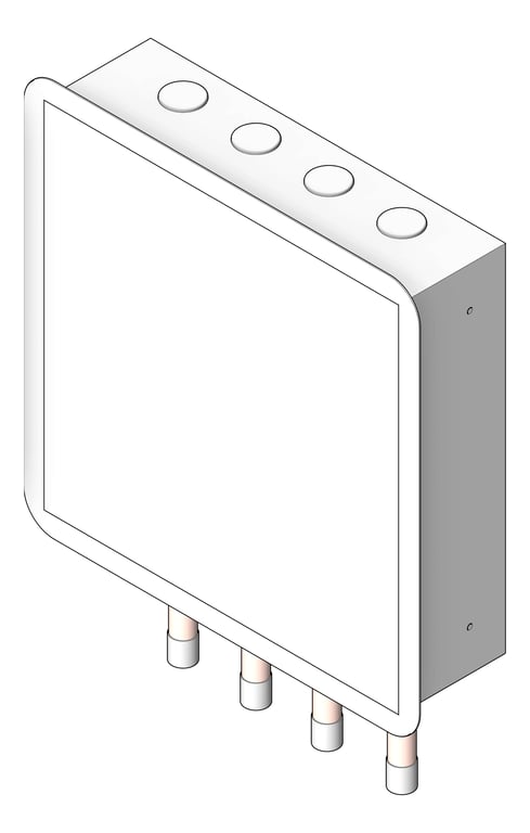 Image of Cabinet Wall GalvinEngineering CliniMix LeadSafe UniversalDoor ColdBypass