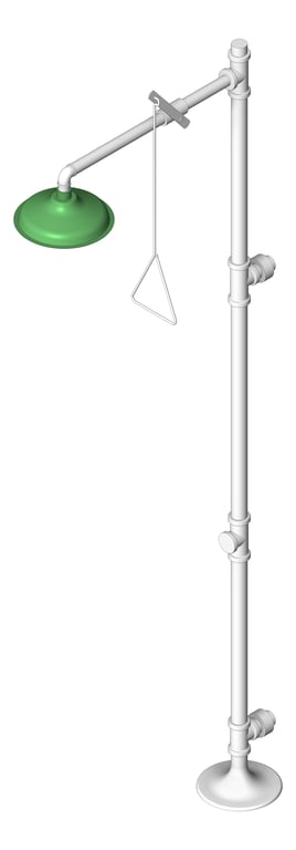 Navigate to Shower SafetyWashStation GalvinEngineering GalvinSafeAxion PullRod FreeStanding
