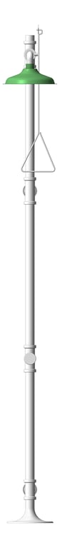 Front Image of Shower SafetyWashStation GalvinEngineering GalvinSafeAxion PullRod FreeStanding