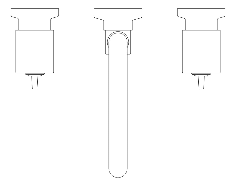 Plan Image of MixerTap Sink GalvinEngineering CliniLever Hospital Gooseneck 190Outlet