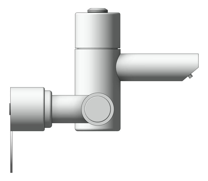 Left Image of TapSet Basin GalvinEngineering CliniMix LeadSafe Wall ThermostaticProgressive Sensor