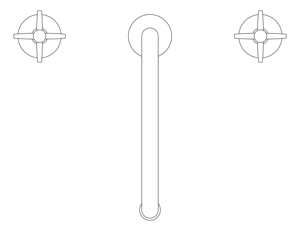 Plan Image of TapSet Basin GalvinEngineering VandalResistant Aerator Gooseneck