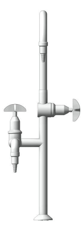 Front Image of TapSet Hob GalvinEngineering GalvinLab Laboratory Swivel 2Way