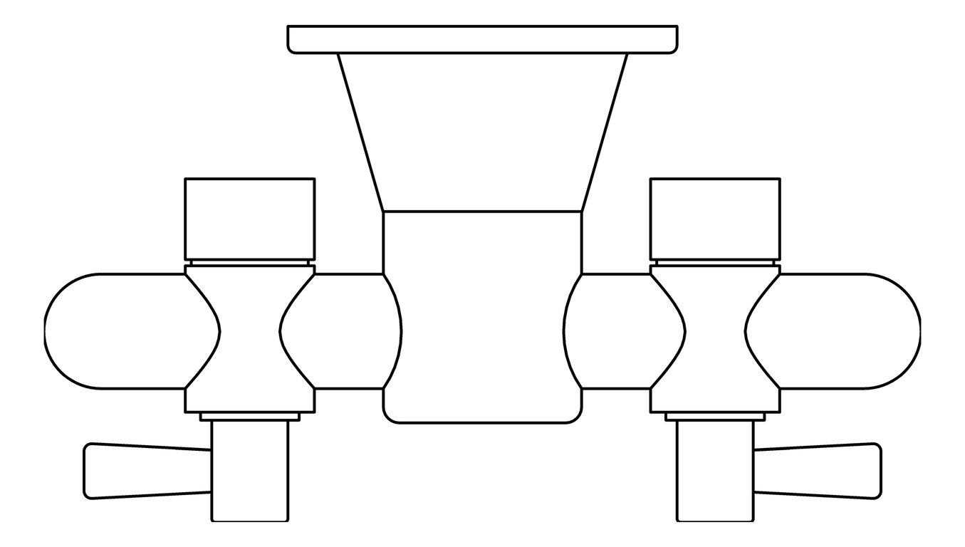 Plan Image of Turret Laboratory GalvinEngineering GalvinLab Gas RightAngle 2Way