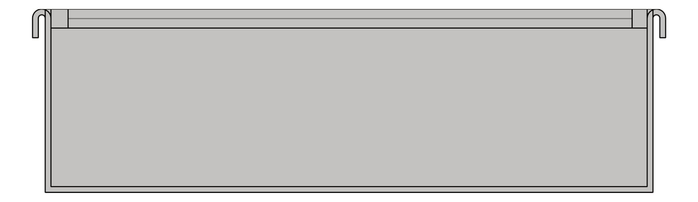 Left Image of Drain Channel Heelguard IdealDrain 100mmWide