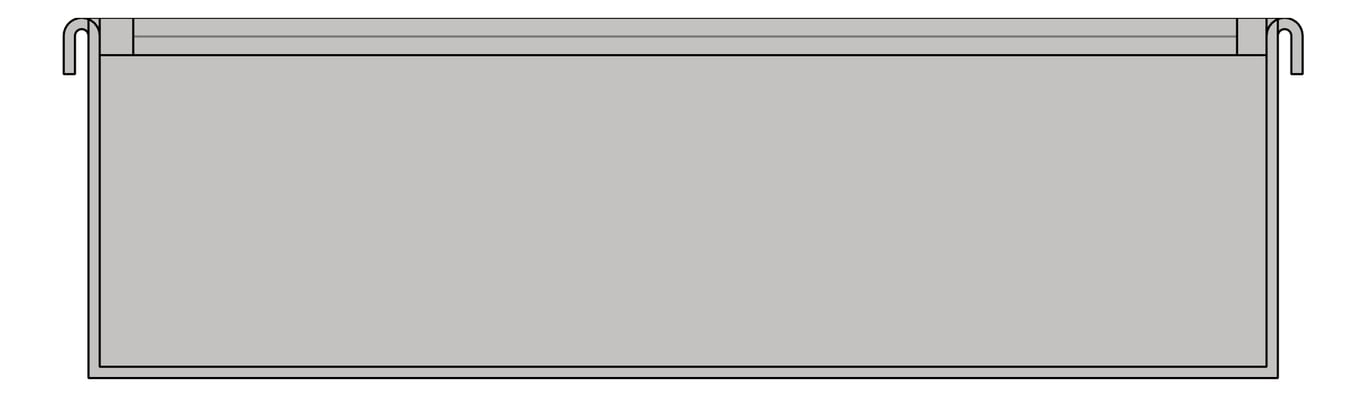 Left Image of Drain Channel Heelguard IdealDrain 100mmWide