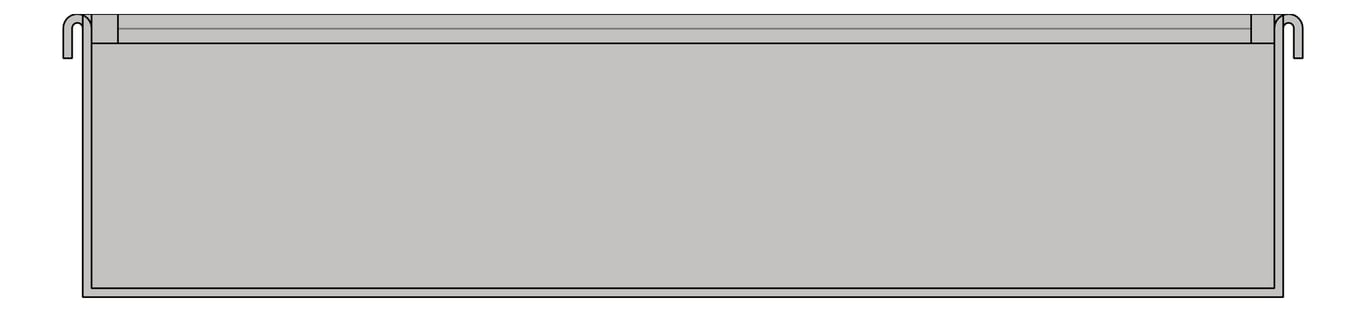 Left Image of Drain Channel Heelguard IdealDrain 130mmWide