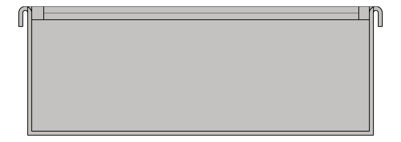 Left Image of Drain Channel Heelguard IdealDrain 80mmWide