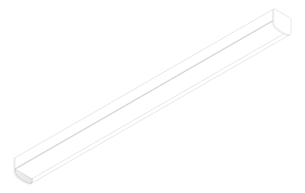 3D Documentation Image of Lighting SurfaceMount IlluminatePros LEDBatten Internal Narrow