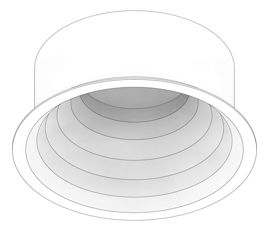 3D Documentation Image of Lighting CeilingRecessed IlluminatePros VistaEnergy Downlight 220