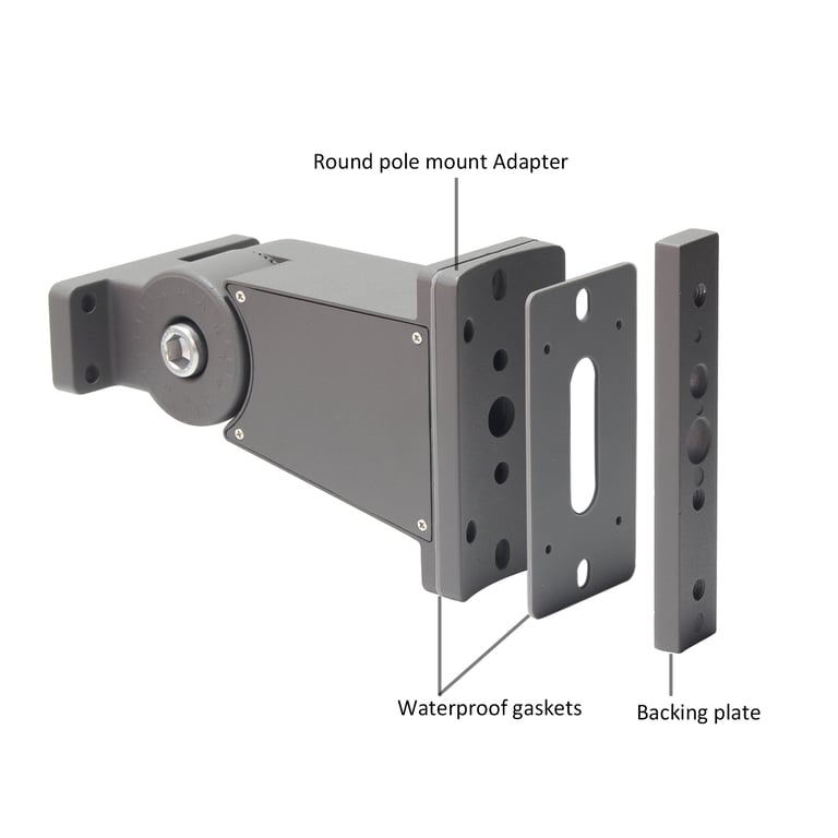 Type 05 Adapter 1 Image of Lighting AreaLight IlluminatePros WallMount Large