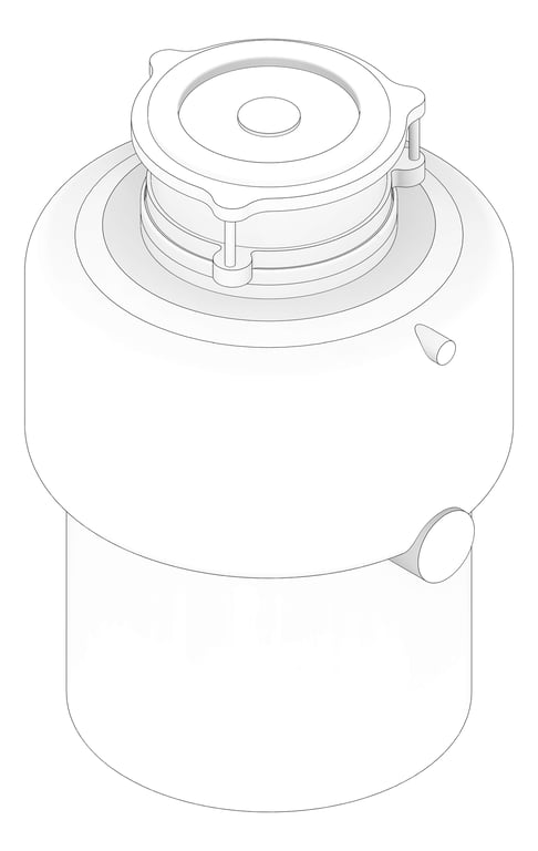 3D Documentation Image of WasteDisposer Food InSinkErator E250