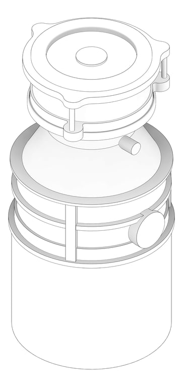 3D Documentation Image of WasteDisposer Food InSinkErator M46