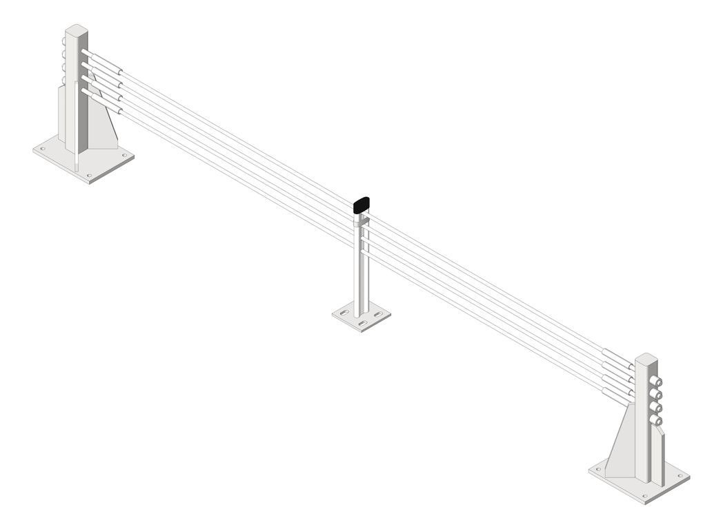 Image of Barrier Parking IngalCivil CableBUFFA