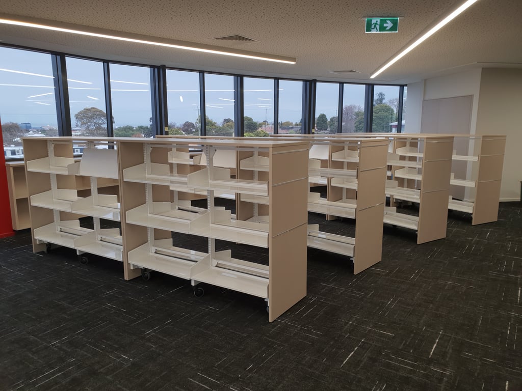 20180830 161128 Image of Shelving Library Intraspace Metal Mobile