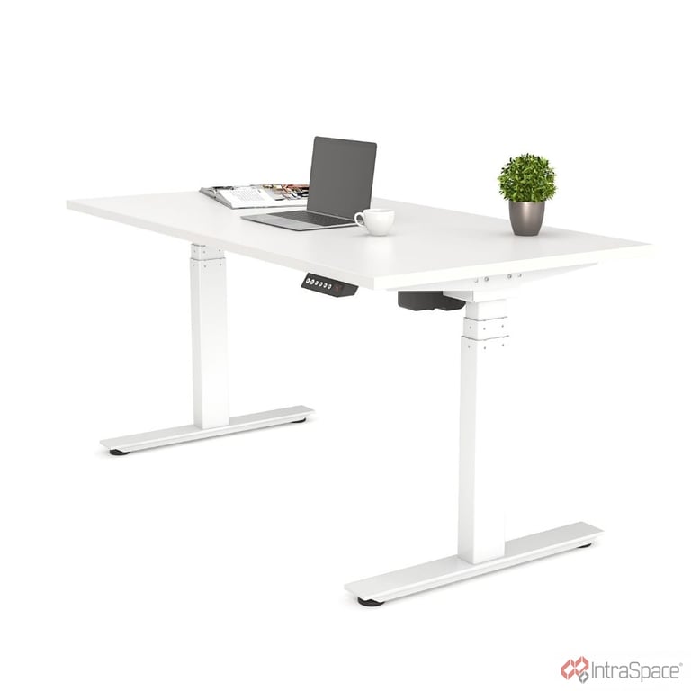 Agile-electric-3c Image of Desk Adjustable IntraSpace 3Column Double