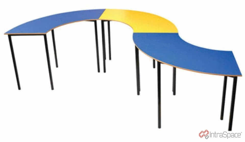 Crescent-Table Image of Table Student IntraSpace Crescent