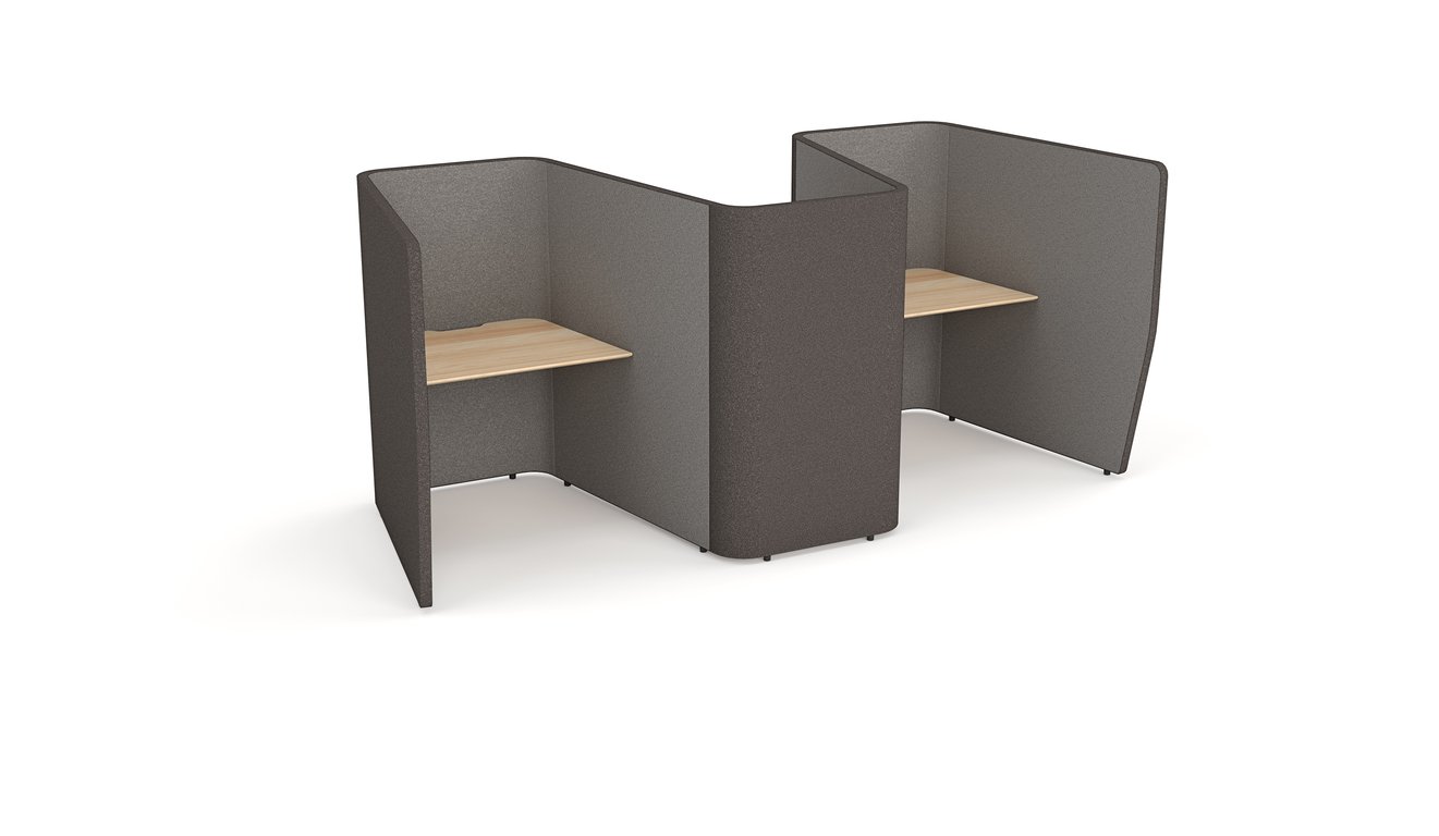 Solo 3 3 Wood Tops Image of OfficePod Workspace IntraSpace Motion Pod1