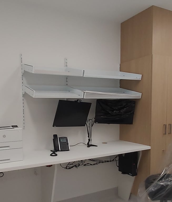 Wall Mount Pharmacy Shelving Image of Shelving WallMount IntraSpace IntraMed Pharmacy Overhead