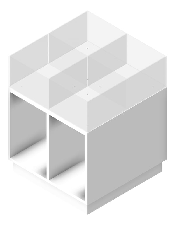 Navigate to BookBox Library IntraSpace Laminate PerspexTop