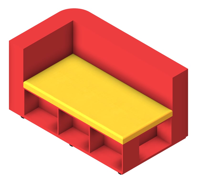 Image of Seat Library IntraSpace ReadersCubbyUnit