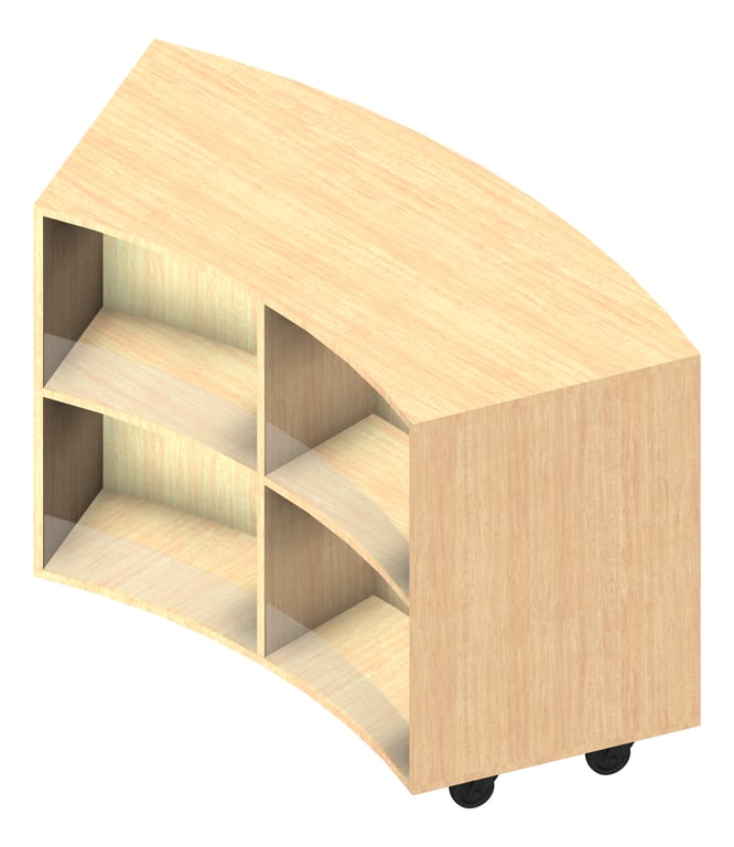 Navigate to Shelving Library IntraSpace Wave 2Tier