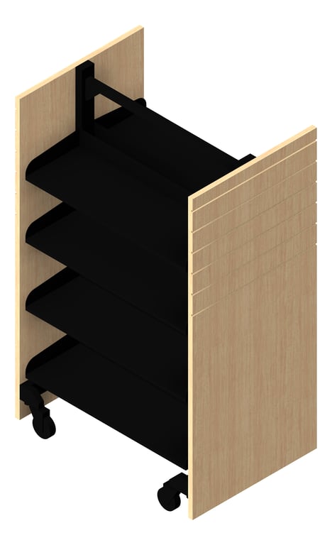 Navigate to Shelving Library Intraspace Metal Mobile