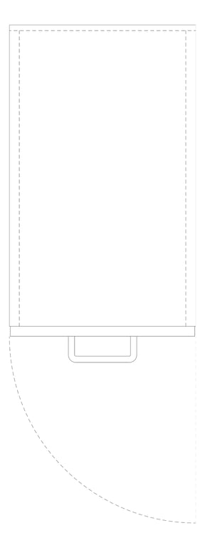 Plan Image of Locker Laminate Intraspace SanitiserStation