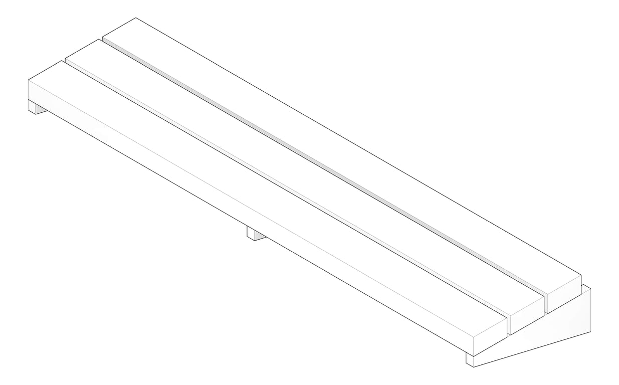 3D Documentation Image of Seat Bench IntraSpace