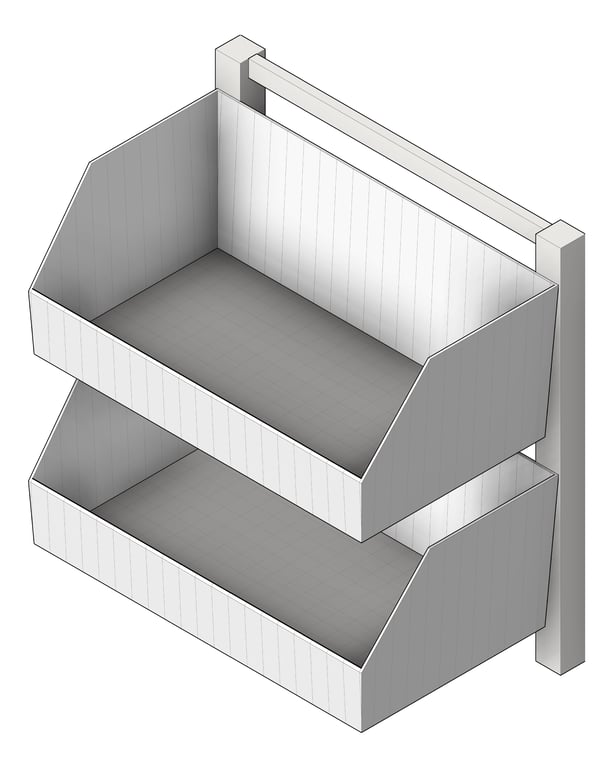 HookPost IntraSpace StainlessSteel 450H Basket