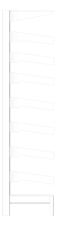 Left Image of Shelving Freestanding IntraSpace IntraMed Pharmacy SingleSided