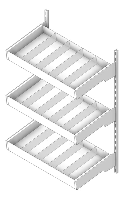 Navigate to Shelving WallMount IntraSpace IntraMed Pharmacy Overhead