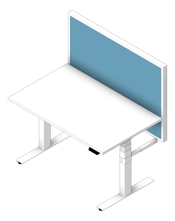 Image of Desk Adjustable IntraSpace 3Column Single
