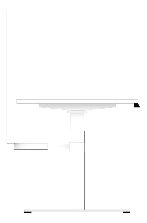 Left Image of Desk Adjustable IntraSpace 3Column Single