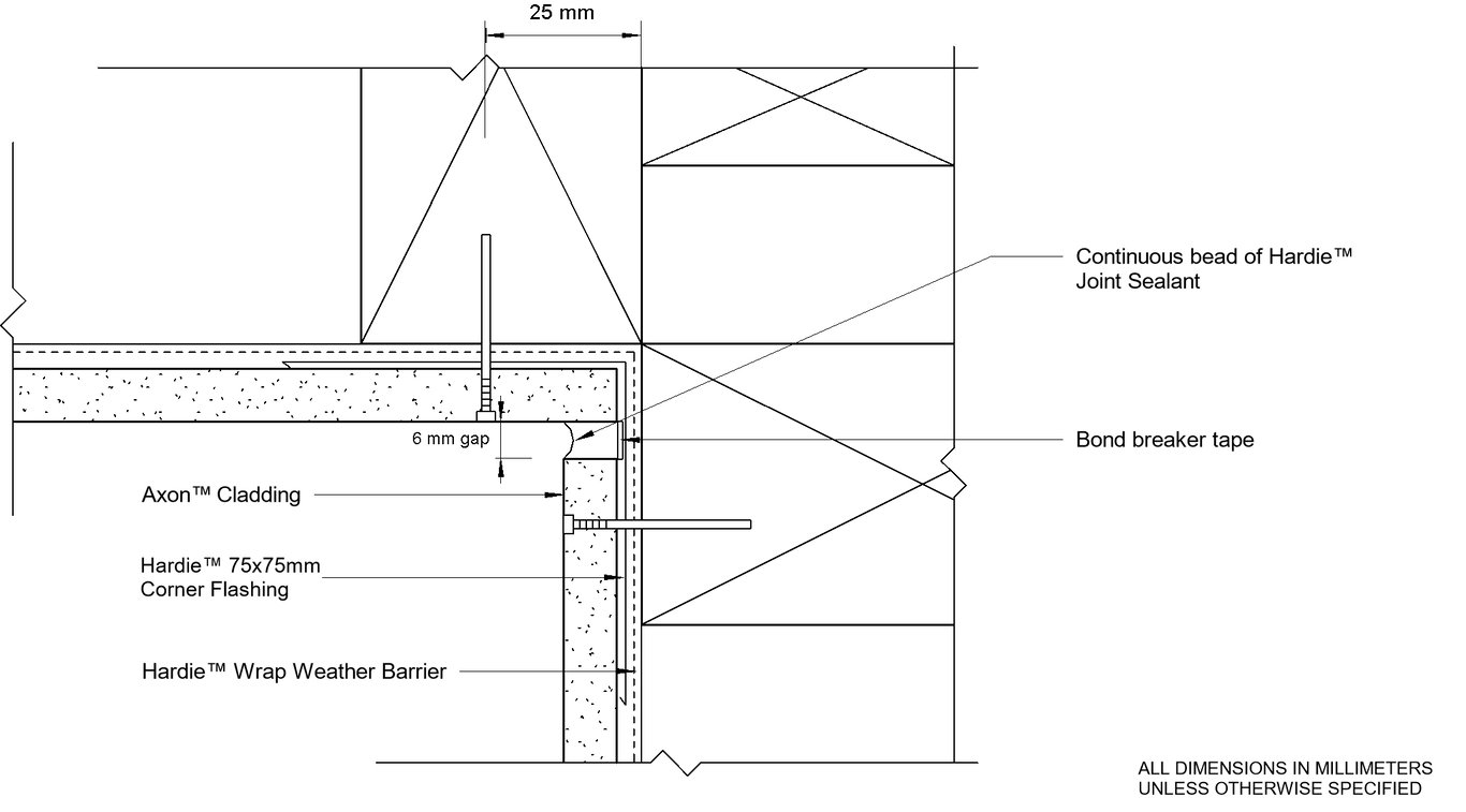 AXON DF Sealant Fill Internal Corner Option 1