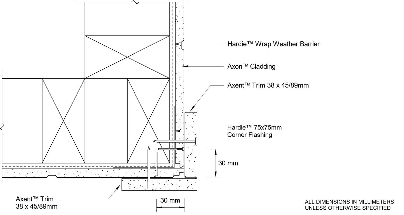 Navigate to AXON DF Trim Corner Option