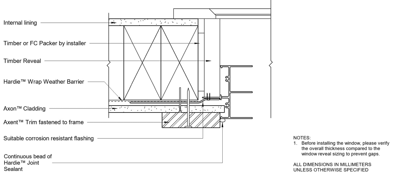  Image of AXON DF Window Jamb Trim