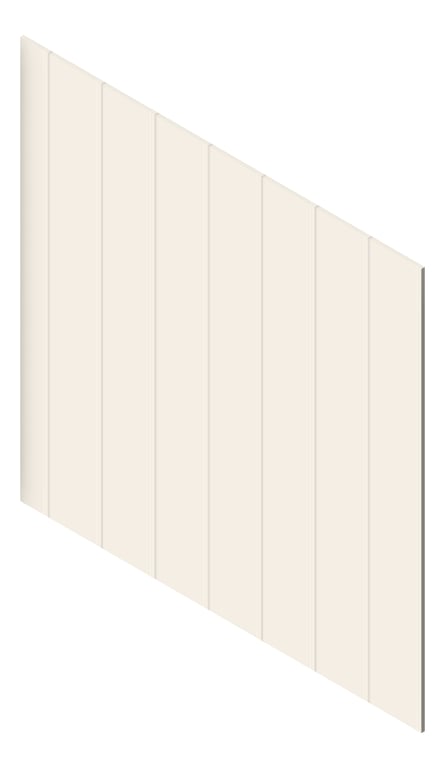 3D Presentation Image of Cladding Grooved JamesHardie AxonCladding 133Smooth GreyPebble