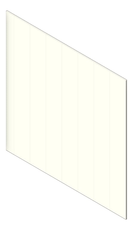 3D Shaded Image of Cladding Grooved JamesHardie AxonCladding 133Smooth GreyPebble
