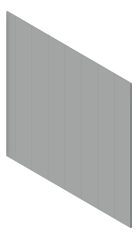 3D Presentation Image of Cladding Grooved JamesHardie AxonCladding 133Smooth TimelessGrey