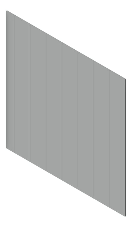 3D Presentation Image of Cladding Grooved JamesHardie AxonCladding 133Smooth TimelessGrey