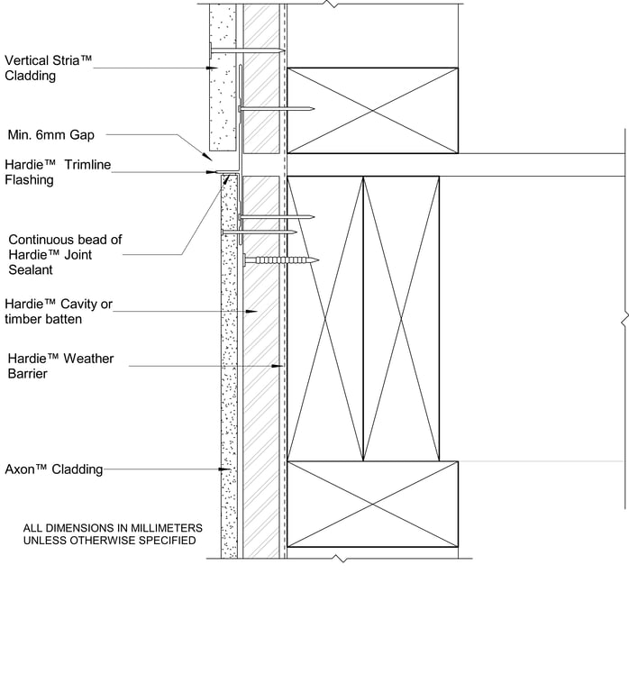 AXON-HBC-HTFC to OBLIQUE-STRIA VERTICAL CF Upper Floor Junction