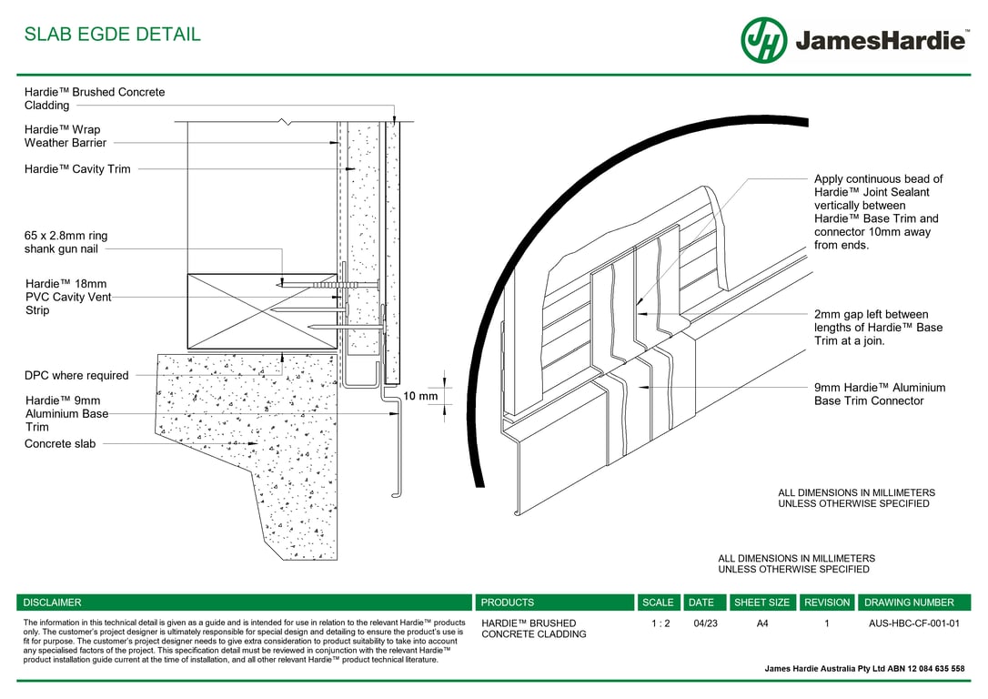  Image of AUS-HBC-CF-001-01 - SLAB EGDE DETAIL