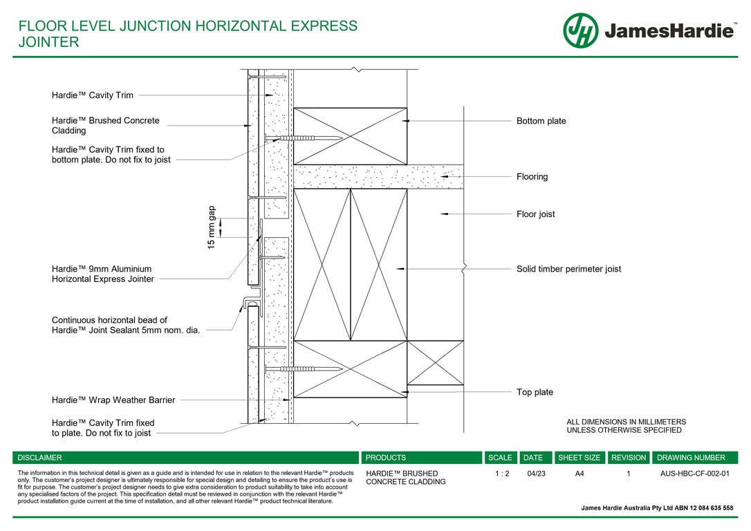  Image of AUS-HBC-CF-002-01 - FLOOR LEVEL JUNCTION HORIZONTAL EXPRESS JOINTER