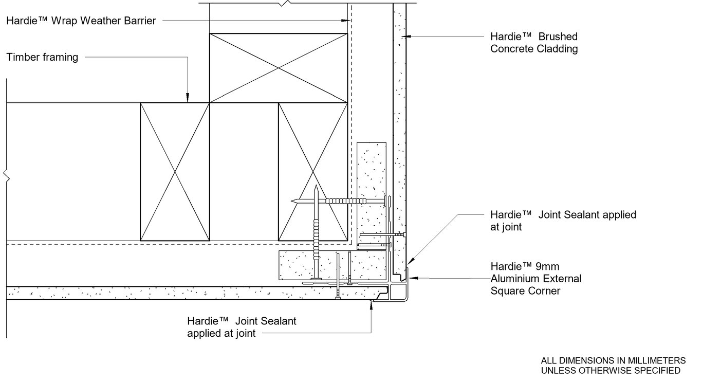  Image of HBC CF Aluminium Box External Corner Option
