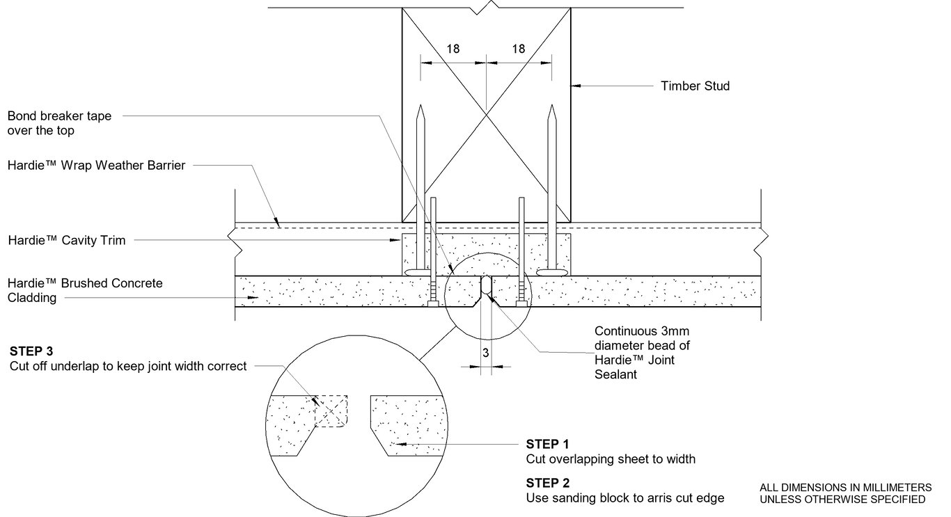 HBC CF Vertical Butt Joint