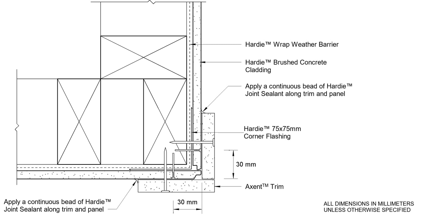 Navigate to HBC DF Trim External Corner Option